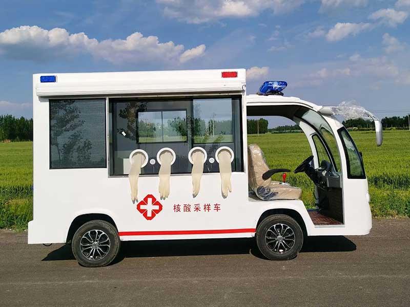 恩尊窗口對講機應用於核酸采樣車